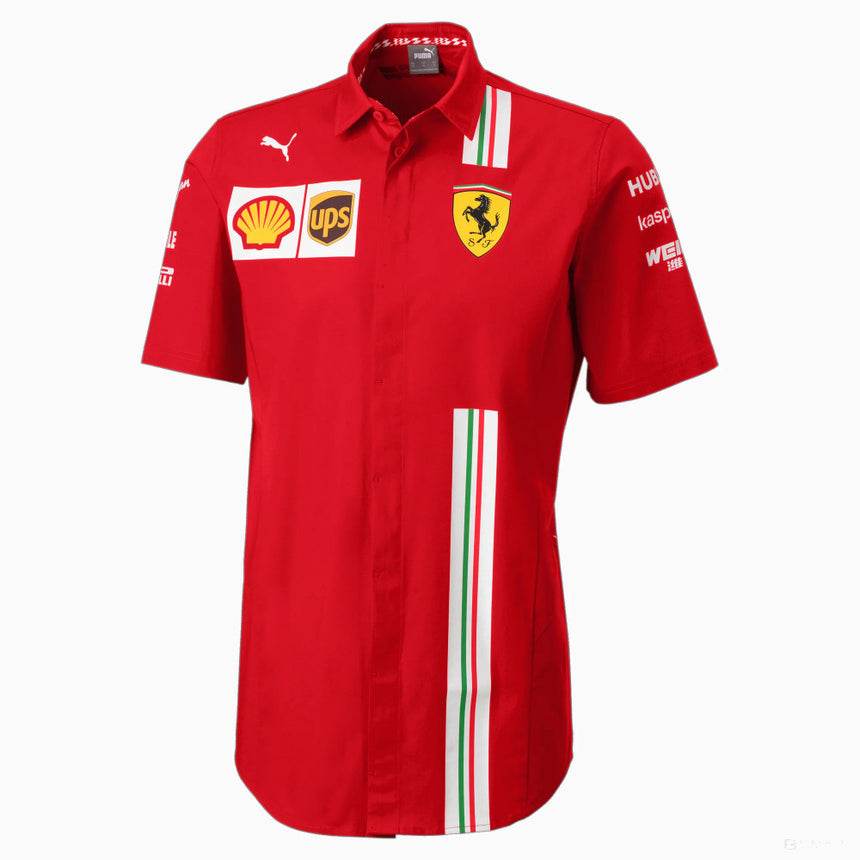 2021, Rot, Puma Ferrari Team Shirt - FansBRANDS®