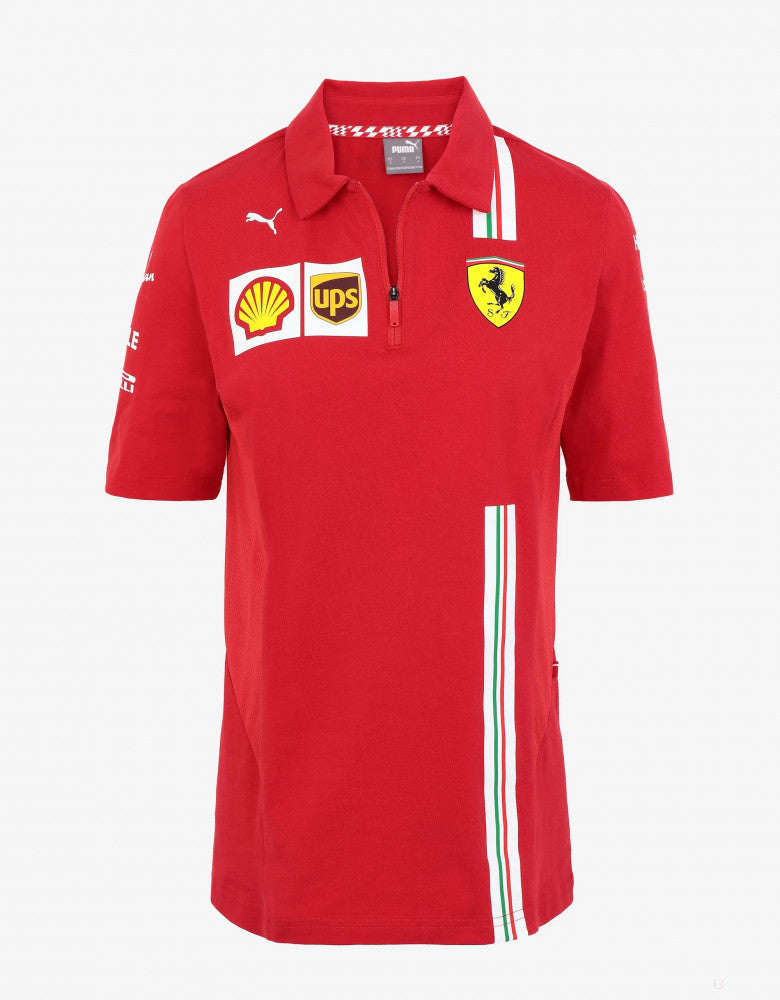 2021, Rot, Ferrari Damen Polo - Team