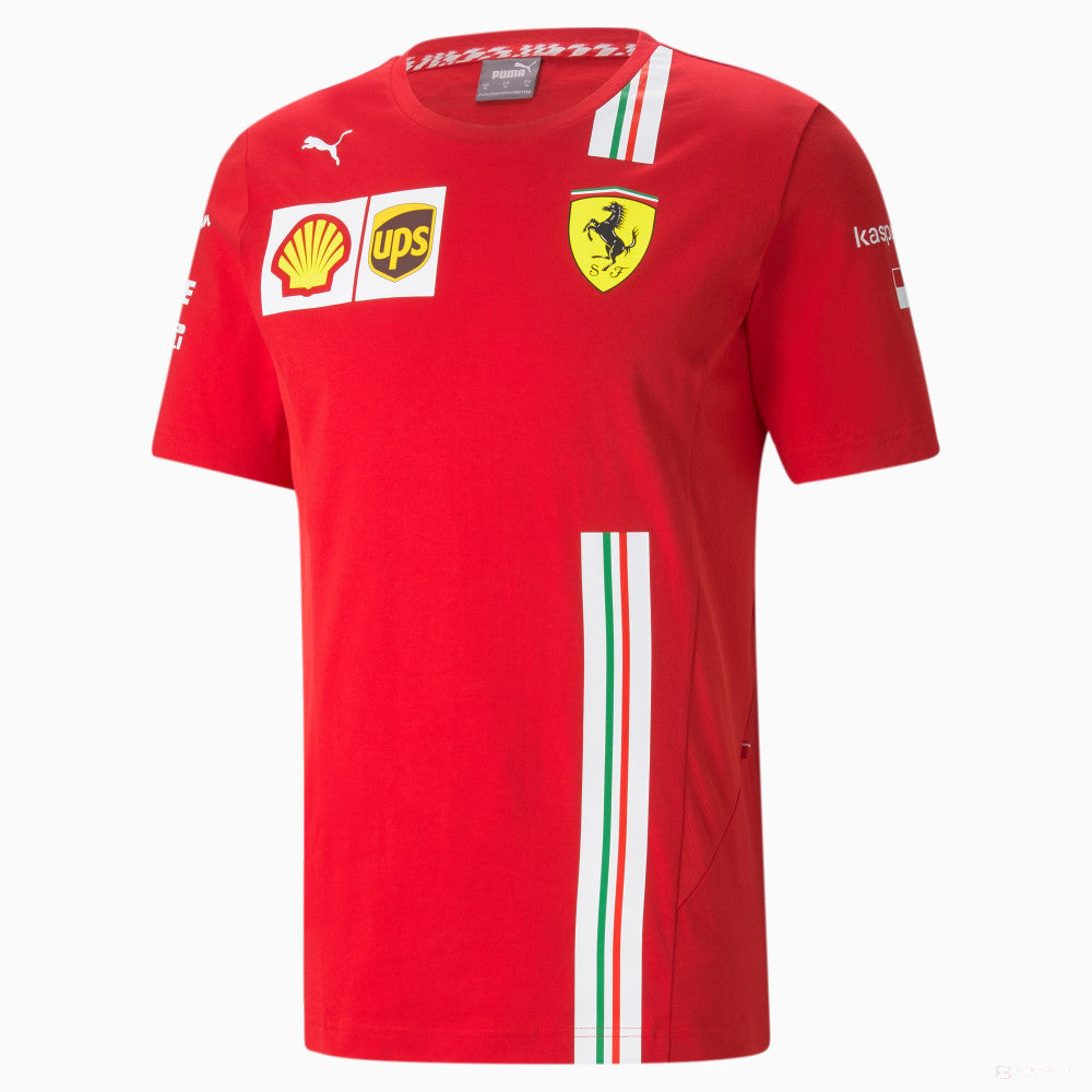 2021, Rot, Puma Ferrari Charles Leclerc T-Shirt - FansBRANDS®