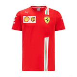 2021, Rot, Puma Ferrari Carlos Sainz T-Shirt