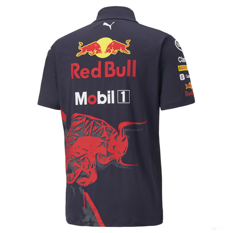 2022, Blau, Red Bull Team Polo - FansBRANDS®