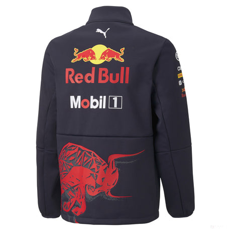 2022, Blau, Red Bull Team Kinder Softshell Jacket - FansBRANDS®