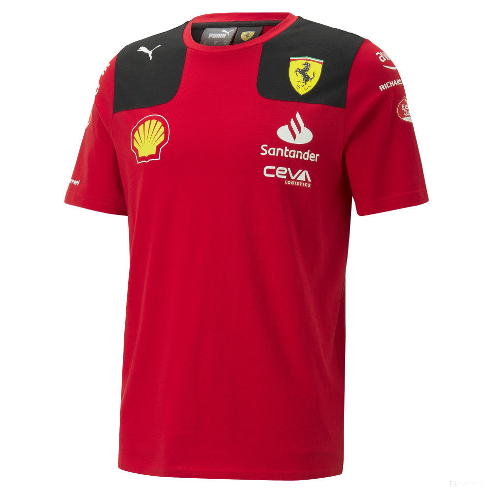 Ferrari t-shirt, team, Carlos Sainz, Rot, 2023