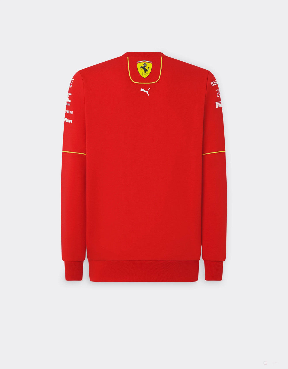 Ferrari pullover, Puma, team, rundhalsausschnitt, rot, 2024 - FansBRANDS®