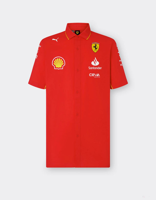 Ferrari hemd, Puma, team, rot, 2024 - FansBRANDS®