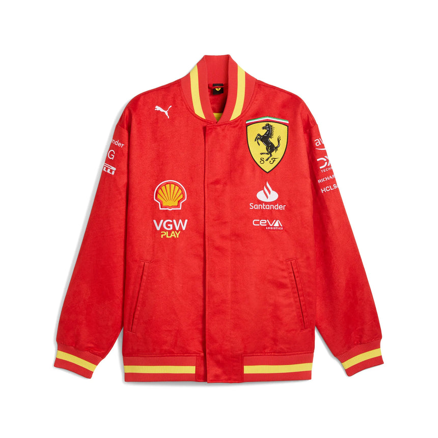 Chaqueta Ferrari, Puma, equipo universitario, roja, 2024