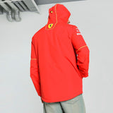 Ferrari jacke, Puma, team, pro, rot, 2024