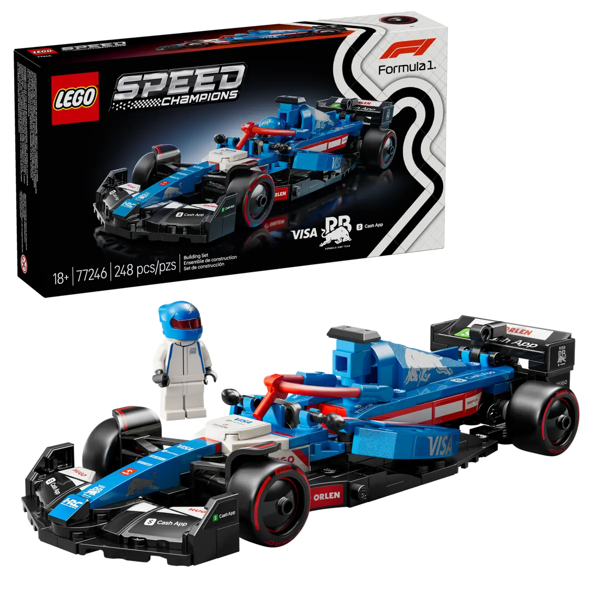 Visa RB F1 VCarb 01 Team LEGO® Speed Champions