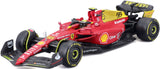 Ferrari-Modellauto, F1-75, GP von Italien, Bburago, 1:24, Carlos Sainz #55, 2022