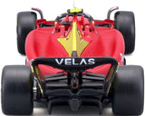 Ferrari-Modellauto, F1-75, GP von Italien, Bburago, 1:24, Carlos Sainz #55, 2022