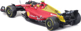 Ferrari-Modellauto, F1-75, GP von Italien, Bburago, 1:24, Carlos Sainz #55, 2022