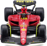 Ferrari-Modellauto, F1-75, GP von Italien, Bburago, 1:24, Carlos Sainz #55, 2022