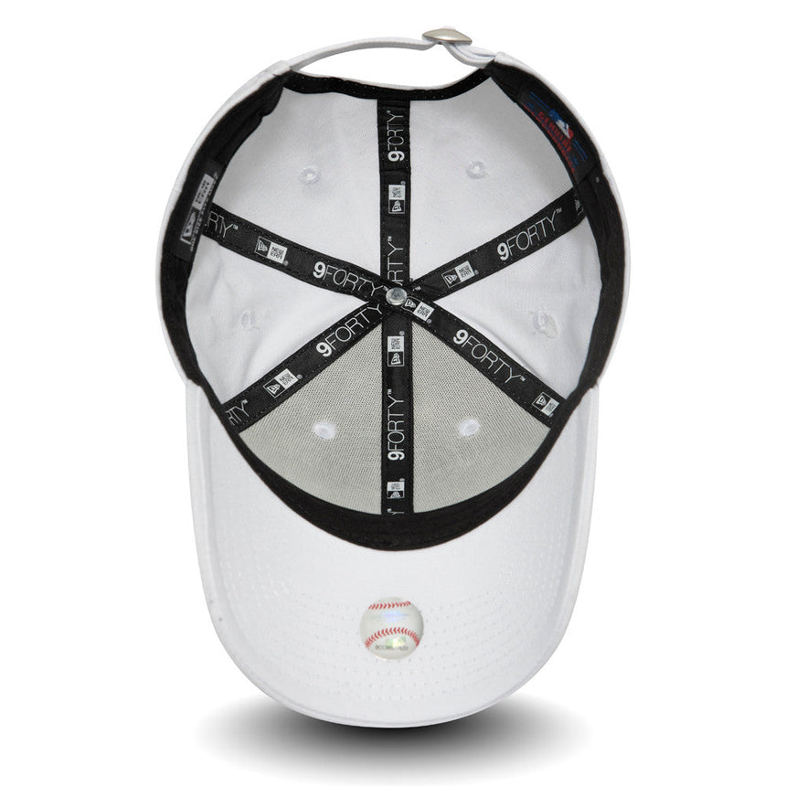 New York Yankees Cap, New Era, 9FORTY, essentiell, vollweiß