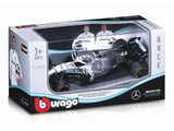 Mercedes Modellauto, bburago, Lewis Hamilton #44, W10 EQ Power+