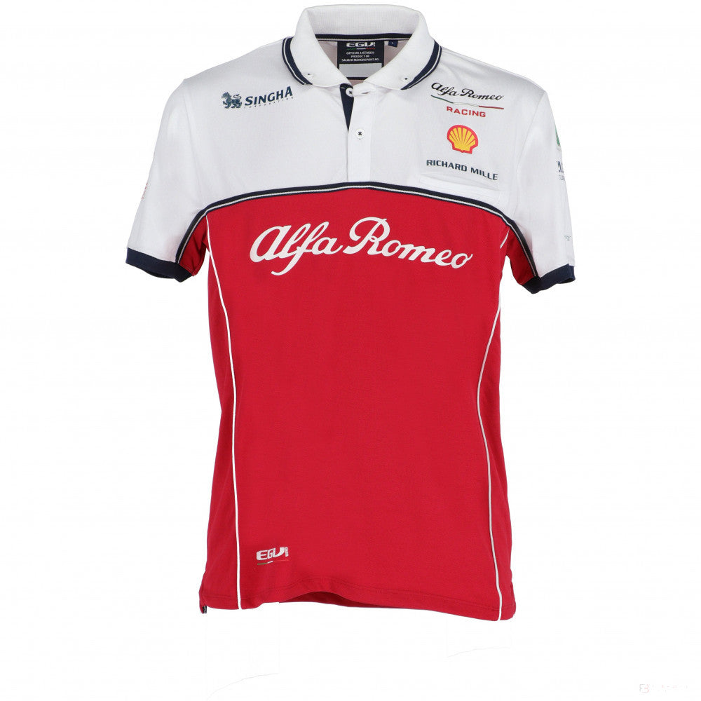 2019, Rot, Alfa Romeo Team Polo Hemd - FansBRANDS®
