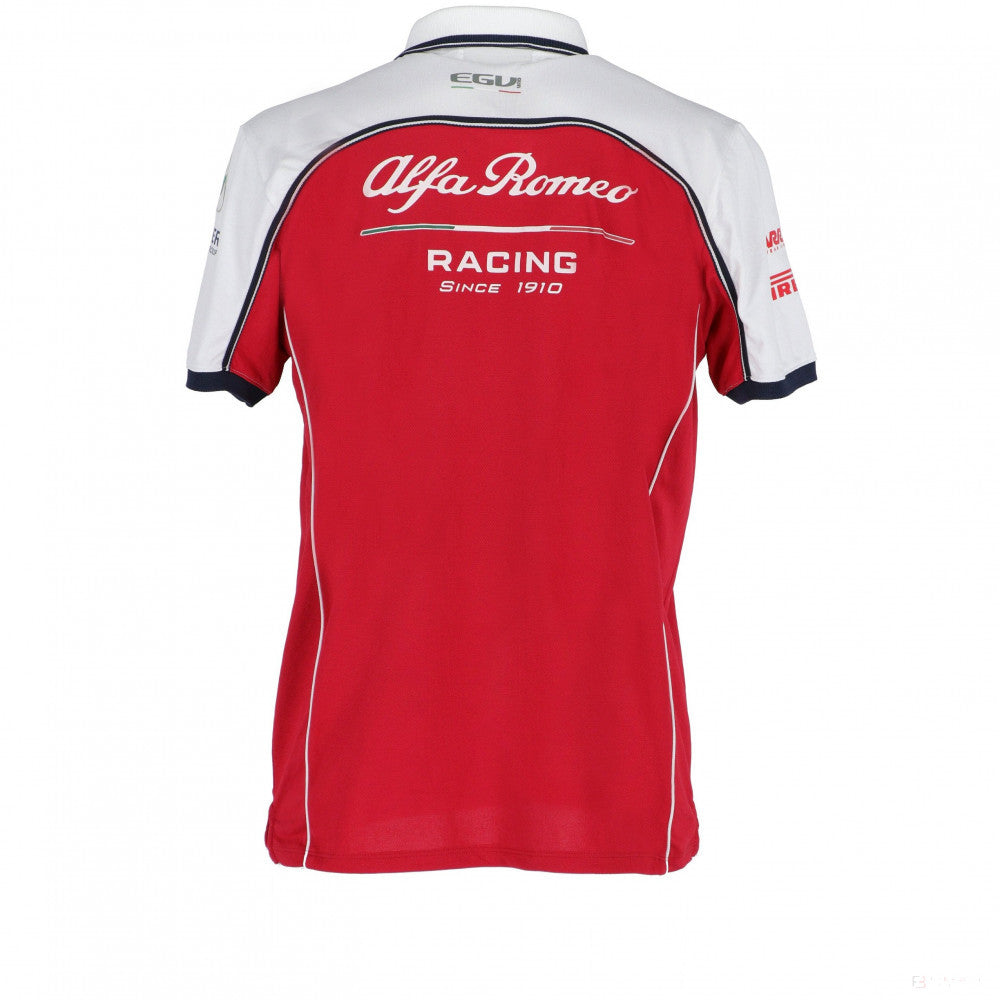 2019, Rot, Alfa Romeo Team Polo Hemd
