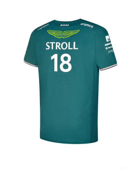 Aston Martin t-shirt, Lance Stroll, green, 2023