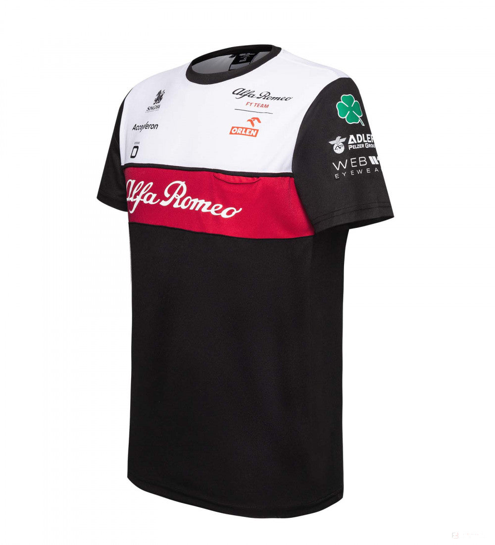 2022, Schwarz, Alfa Romeo Team T-shirt