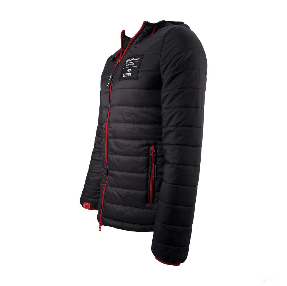 Alfa Romeo Womens Jacket, Quilted, Black, 2020 - FansBRANDS®