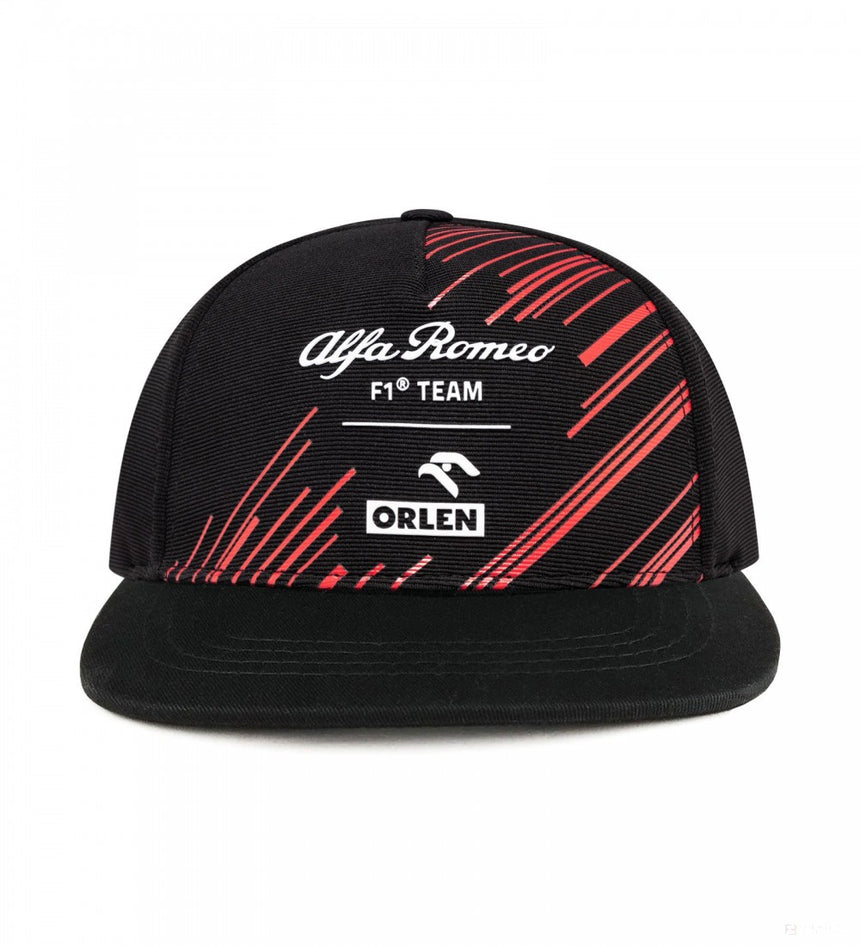 2022, Schwarz, Team, Erwachsene, Alfa Romeo Flatbrim Kappe - FansBRANDS®