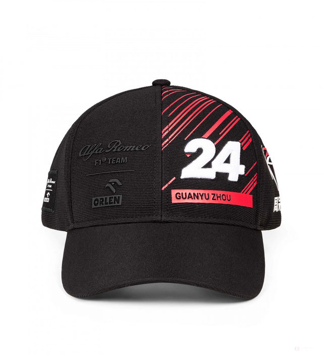 2022, Schwarz, Zhou Guanyu Team, Erwachsene, Alfa Romeo Baseballmütze - FansBRANDS®