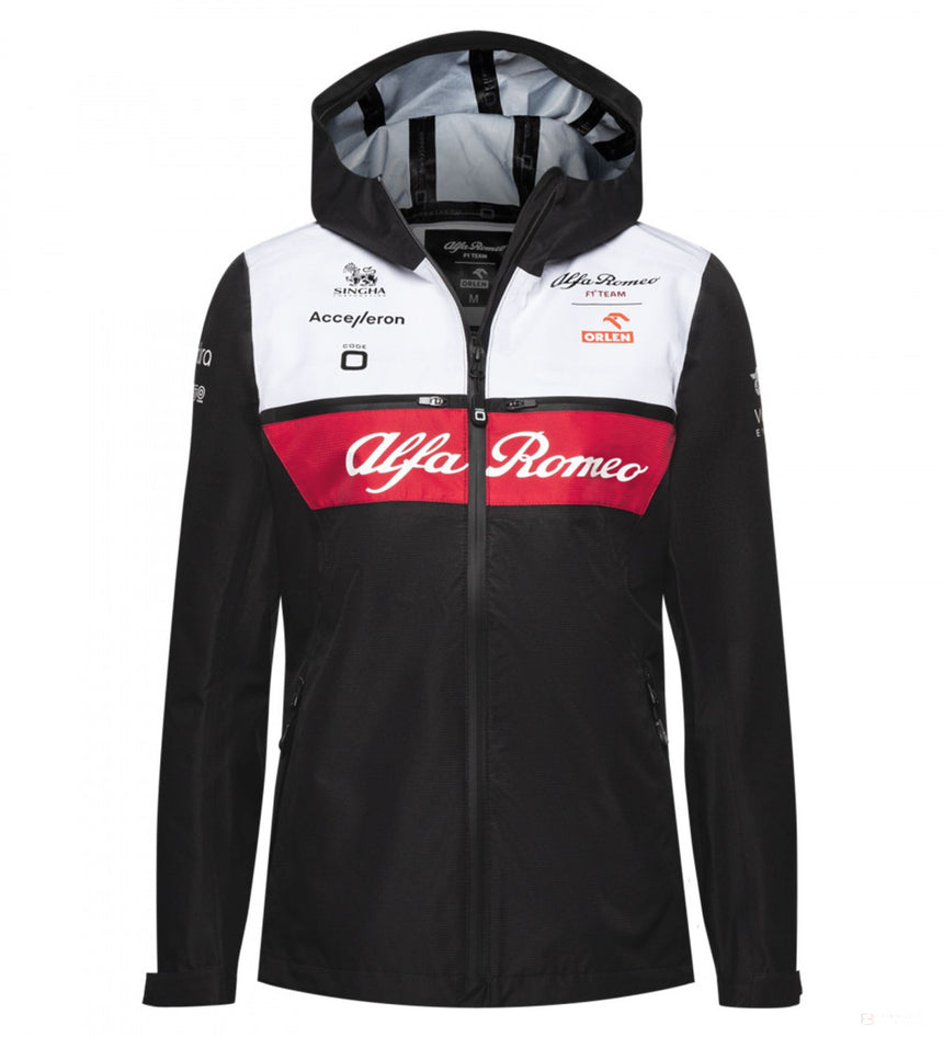 2022, Schwarz, Damen, Alfa Romeo Team Regenjacke - FansBRANDS®