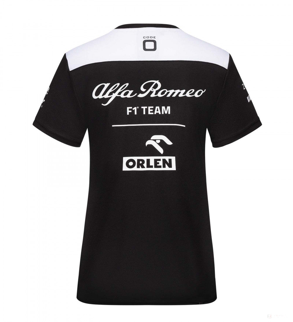 2022 Schwarz Damen Alfa Romeo Team T shirt FansBRANDS