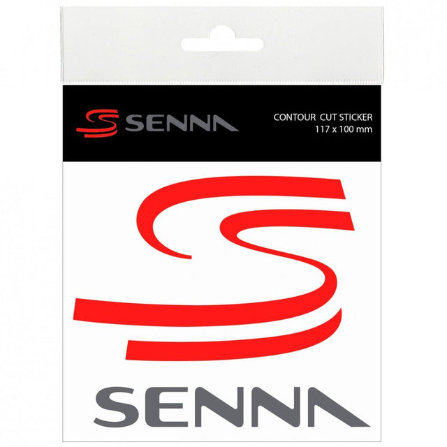 2015, Rot, Senna Double S Aufkleber - FansBRANDS®