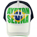 2015, Blau, Erwachsene, Senna Brazil Baseballmütze - FansBRANDS®