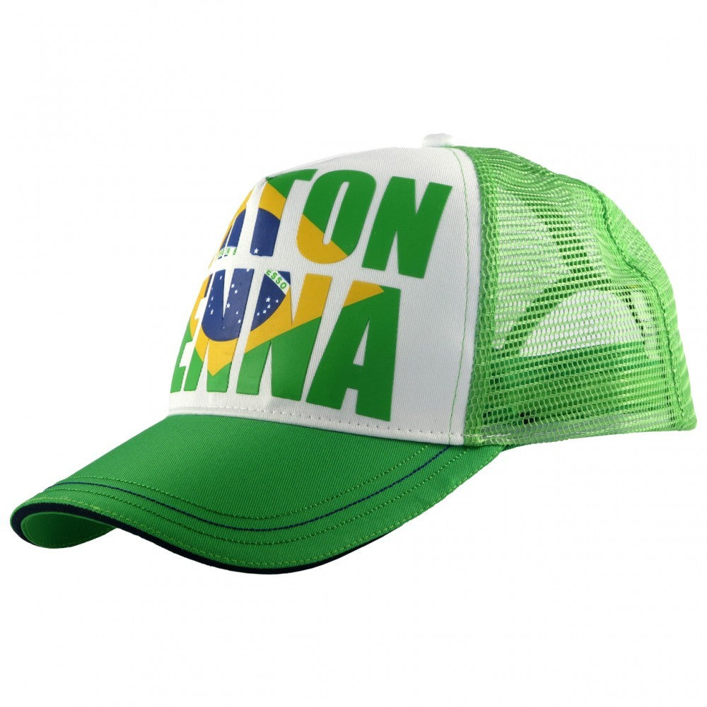 2015, Grün, Erwachsene, Senna Brazil Baseballmütze