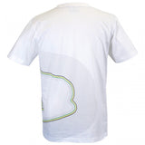 2016, Weiß, Senna Round Neck Track Line T-shirt