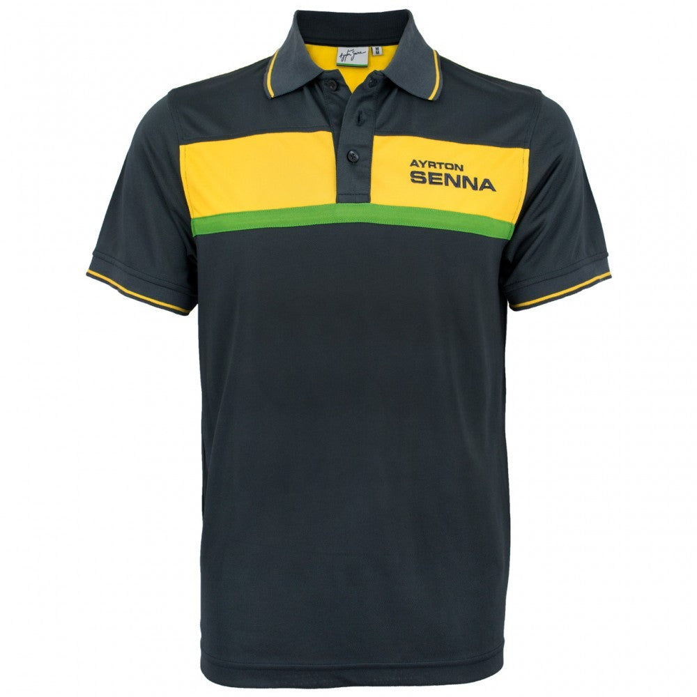 2016, Blau, Senna RacShirt Polo Hemd