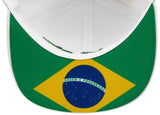 2018, Weiß, Erwachsene, Senna Brazil Flag Baseballmütze - FansBRANDS®