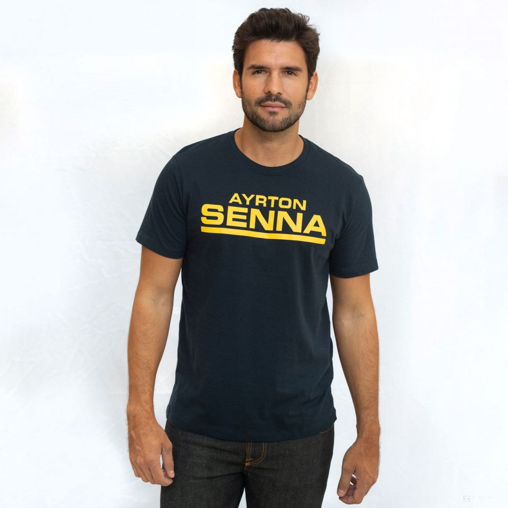 2018, Blau, Senna Round Neck Racing 12 T-shirt