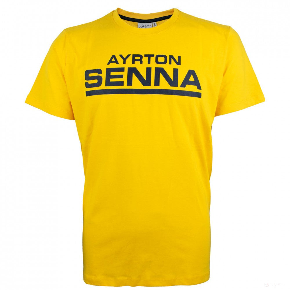 2018, Gelb, Senna Round Neck Signaure T-shirt