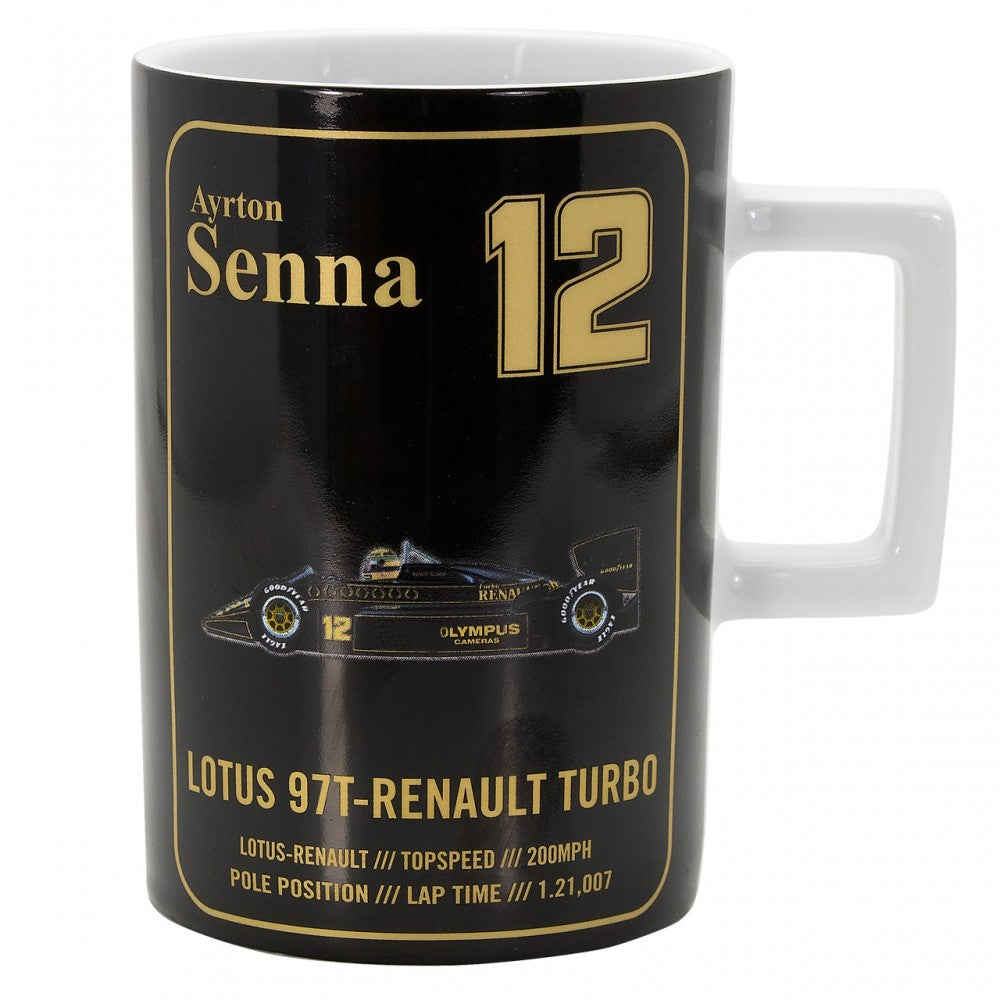 2017, Schwarz, 300 ml, Senna Team Lotus Becher