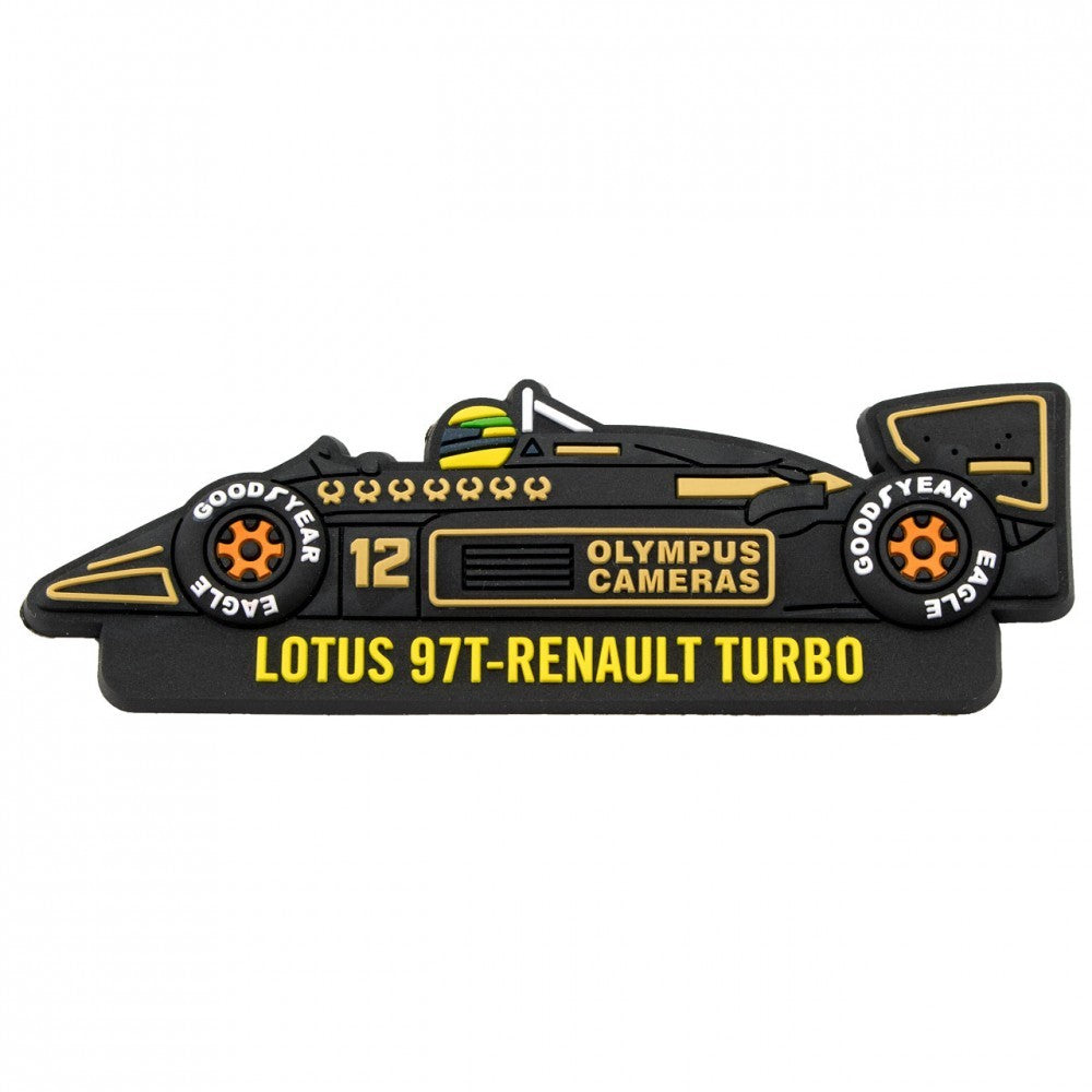 2017, Schwarz, Senna Team Lotus Kühlschrankmagnet - FansBRANDS®