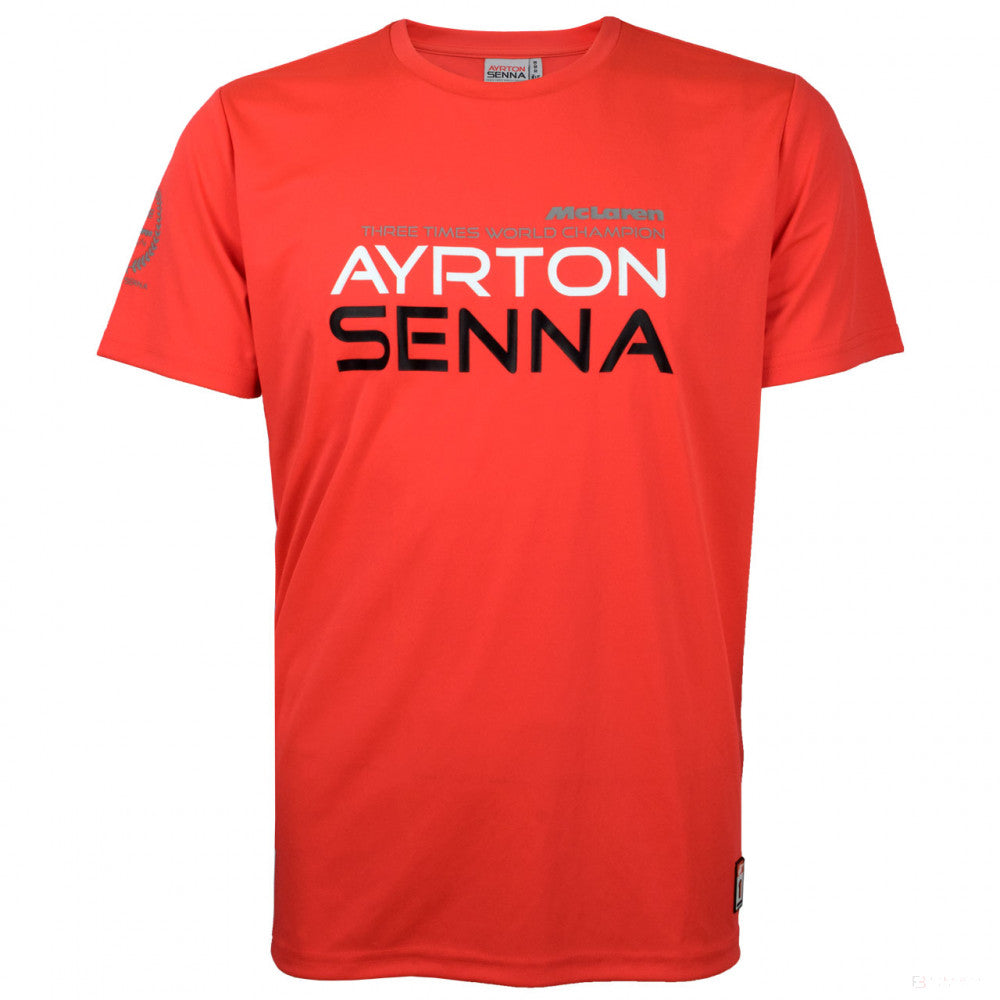2020, Rot, Ayrton Senna McLaren T-Shirt - FansBRANDS®