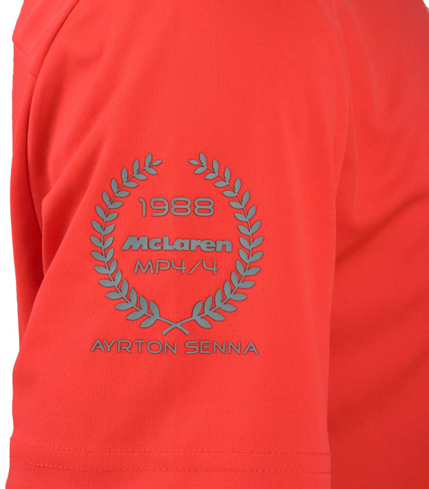 2020, Rot, Ayrton Senna McLaren T-Shirt - FansBRANDS®
