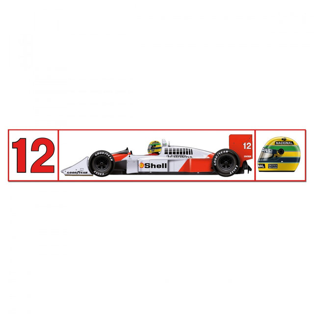 2018, Weiß, Senna McLaren 1988 Aufkleber - FansBRANDS®