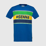 Ayrton Senna T-Shirt, #SENNA, blau
