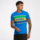 Ayrton Senna T-Shirt, #SENNA, blau