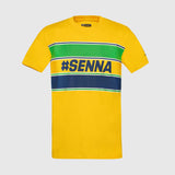 Ayrton Senna T-Shirt, #SENNA, gelb