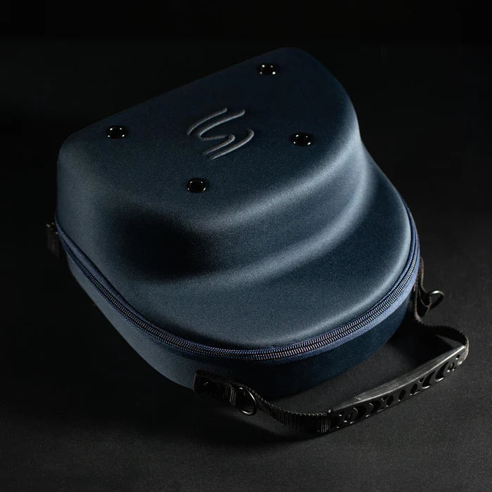 Ayrton Senna Kappe, Nacional, Original 1984, mit Stoff-Hartschale, blau