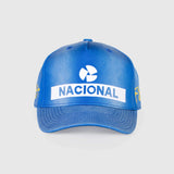 Ayrton Senna Kappe, Nacional, Nachbildung, blau
