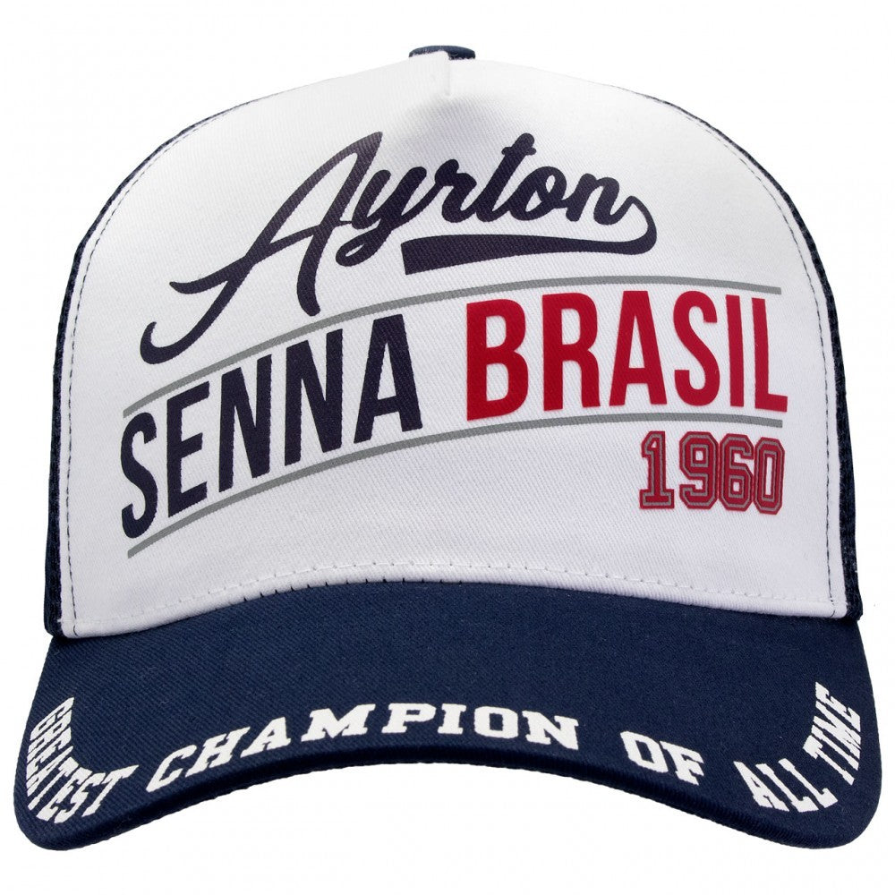2017, Blau, Erwachsene, Senna Brasil 1960 Baseballmütze - FansBRANDS®