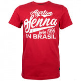2018, Rot, Senna Round Neck Vintage T-shirt