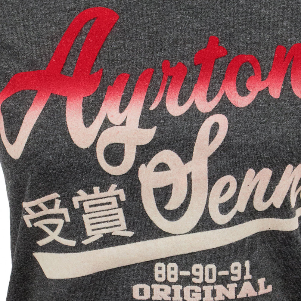 2020, Grau, Ayrton Senna Vintage Damen T-Shirt - FansBRANDS®