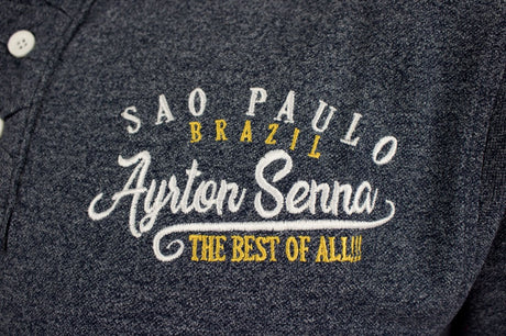 2018, Blau, Senna Sao Paulo Polo Hemd