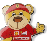 2016, Rot, Ferrari Teddybär Kühlschrankmagnet